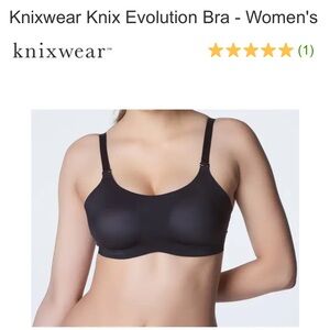 Knix Evolution Bra, Black/Beige Size 1
